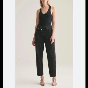 NWT Agolde Criss Cross Upsized Jean in Shambles 24
